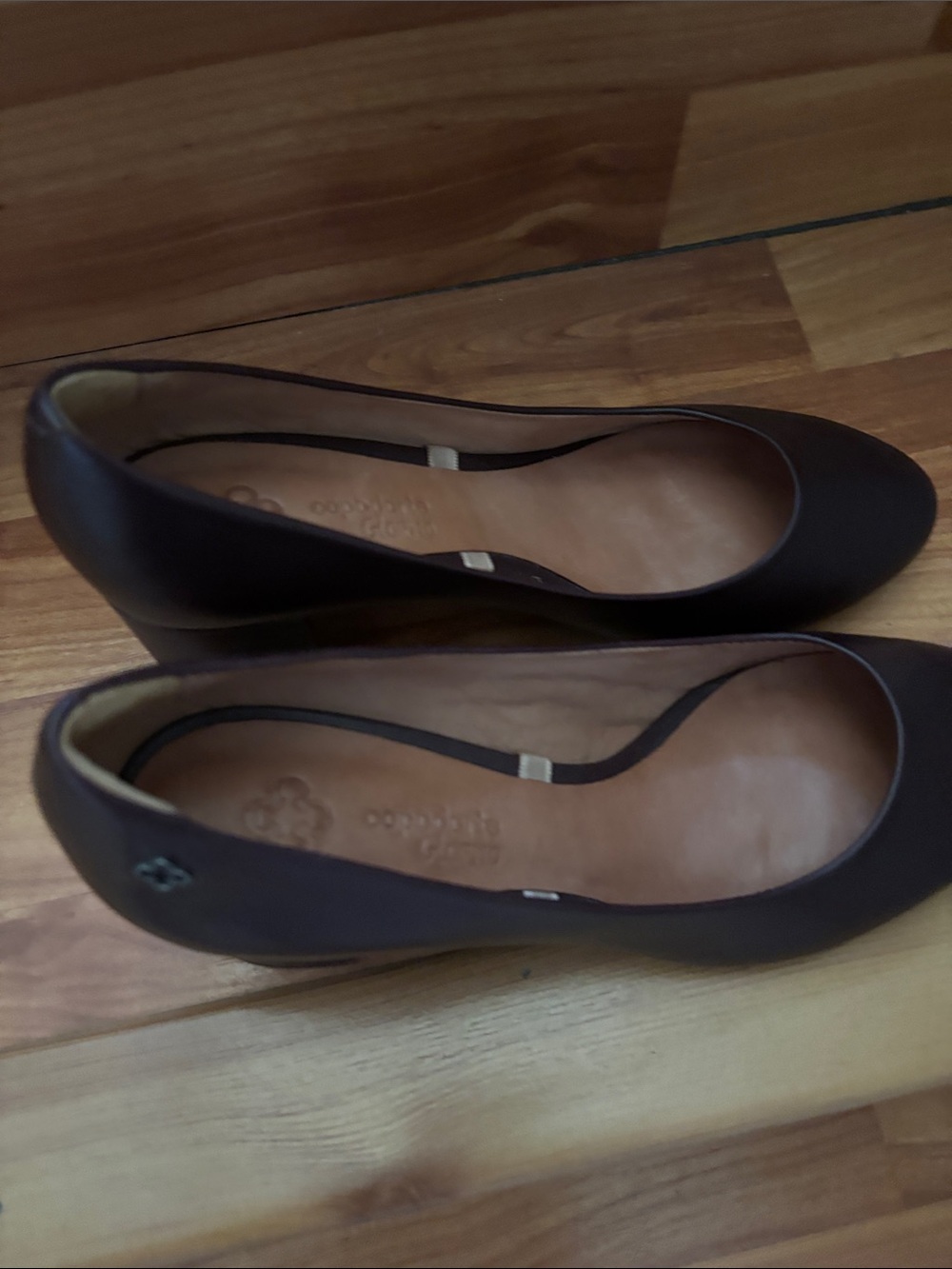 Classic Brown Women's Leather Ballet Flats